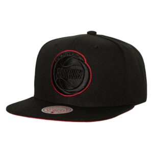 Mitchell & Ness TC Bottoms Snapback HWC Houston Rockets Chapeau Noir 747213