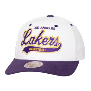 Casquette Mitchell & Ness Tail Sweep Pro Snapback Los Angeles Lakers Blanc 749696