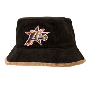 Chapeau bob Panama Mitchell & Ness Team Cord HWC Philadelphia 76ers crème 745667