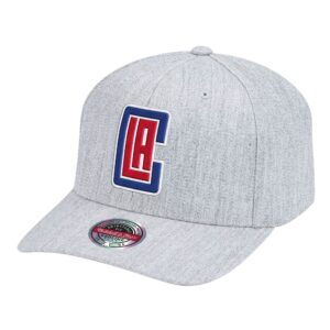 Mitchell & Ness Team Heather Classic Red Snapback Los Angeles Clippers Chapeau Gris 748600