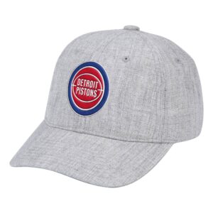 Mitchell & Ness Team Heather Dad Strapback HWC Detroit Pistons Chapeau Gris 743645