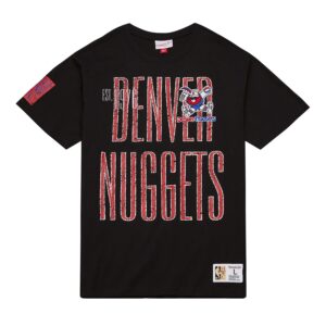 Mitchell & Ness Team OG Premium SS Denver Nuggets T-shirt Noir 744339