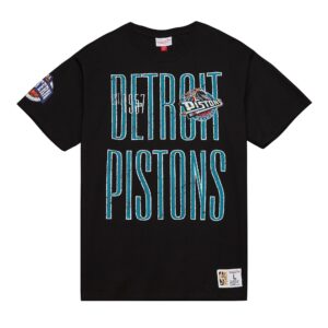 Mitchell & Ness Team OG Premium SS Detroit Pistons T-shirt noir 743898