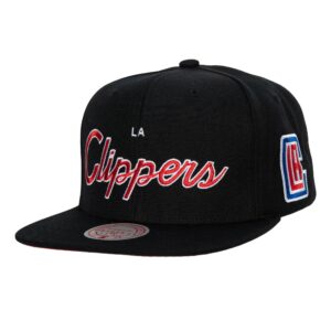 Casquette Mitchell & Ness Team Script 2.0 Snapback Los Angeles Clippers Noir 748563
