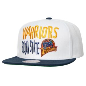 Mitchell & Ness Toss Up Snapback HWC Golden State Warriors Chapeau Bleu 744490
