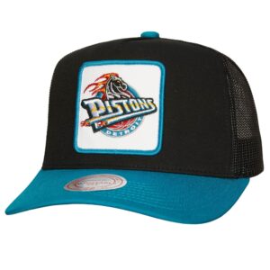 Mitchell & Ness Truck It Trucker Snapback HWC Detroit Pistons Chapeau Noir 743692
