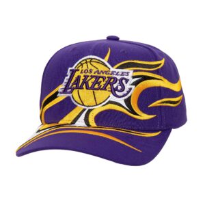 Mitchell & Ness Turn and Burn Pro Snapback Los Angeles Lakers Chapeau Violet 749650