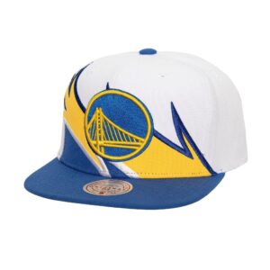 Mitchell & Ness Waverunner Snapback Golden State Warriors Chapeau Jaune/Blanc/Bleu 744467