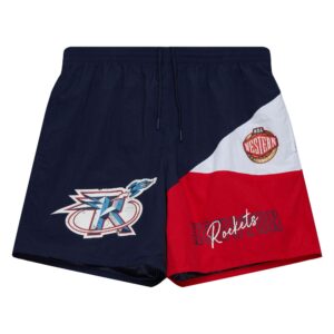 Mitchell & Ness Short tissé vintage avec logo Houston Rockets Multi 748303