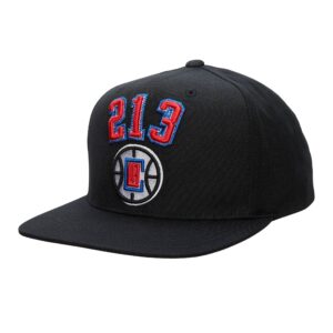 Casquette Mitchell & Ness ZZ Snapback HWC Los Angeles Clippers Noir 748568