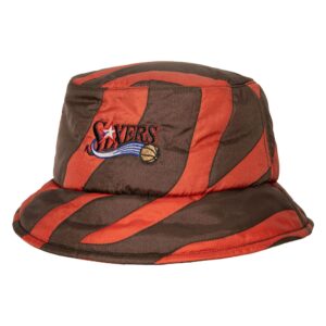 Mitchell & Ness x Melody Ehsani Chapeau bob matelassé Philadelphia 76ers Orange/Marron 745875