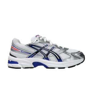 Baskets Asics Gel 1130 GS Blanc Bleu de Prusse 1204A163 105
