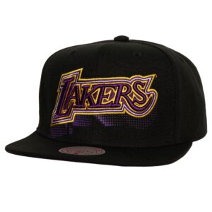 Casquette Mitchell & Ness Big Face 7.0 Snapback HWC Los Angeles Lakers Noir 749876