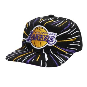 Mitchell & Ness Burst Deadstock Snapback Los Angeles Lakers Chapeau Noir 754495
