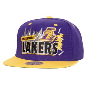 Casquette Mitchell & Ness Buzz Snapback Los Angeles Lakers Gris 749930
