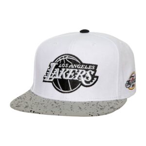 Mitchell & Ness Cement Top Snapback Los Angeles Lakers Chapeau Blanc 749999