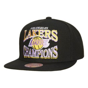 Mitchell & Ness Champions Era Snapback HWC Los Angeles Lakers Chapeau Noir 749881