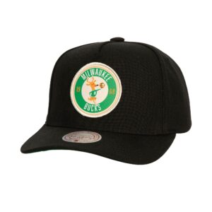 Mitchell & Ness Circle Change Pro Snapback HWC Milwaukee Bucks Chapeau Noir 754956