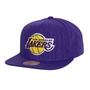 Mitchell & Ness Conference Patch Snapback Los Angeles Lakers Chapeau Crème 750377