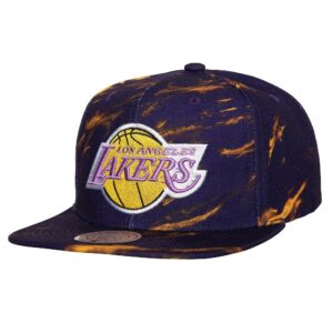 Mitchell & Ness Down For All Snapback HWC Los Angeles Lakers Chapeau Violet 750364