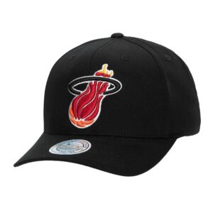 Mitchell & Ness HWC Library 110 Flex Snapback Miami Heat Chapeau Gris 752960