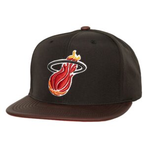 Mitchell & Ness Heat Up Snapback HWC Miami Heat Chapeau Noir 753506