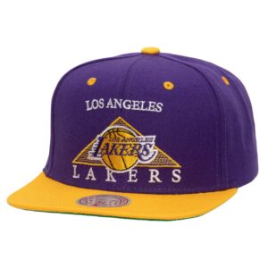 Mitchell & Ness Monument Snapback Los Angeles Lakers Chapeau Violet 754527