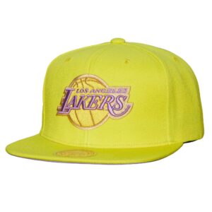 Casquette Mitchell & Ness Pastel Snapback Los Angeles Lakers Jaune 750329