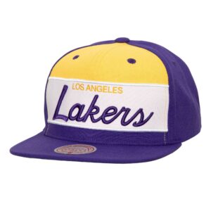 Casquette Mitchell & Ness Retro Sport Snapback Los Angeles Lakers Bleu 749947
