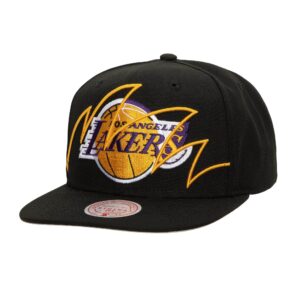 Mitchell & Ness Shark Bite Snapback Los Angeles Lakers Chapeau Noir 754491