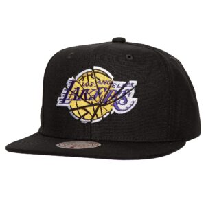 Casquette Mitchell & Ness Shattered Snapback Los Angeles Lakers Noir 750334