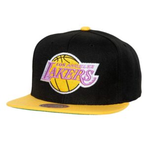 Casquette Mitchell & Ness Side Core 2.0 Snapback HWC Los Angeles Lakers Noir 750354