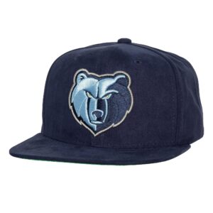 Mitchell & Ness Sweet Suede Snapback Memphis Grizzlies Chapeau Bleu 751425