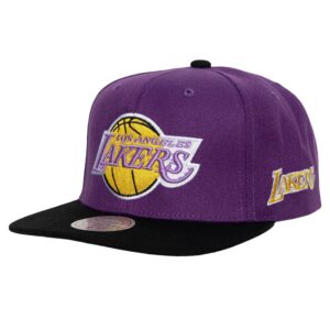 Mitchell & Ness Team Origins Snapback HWC Los Angeles Lakers Chapeau Violet 754522