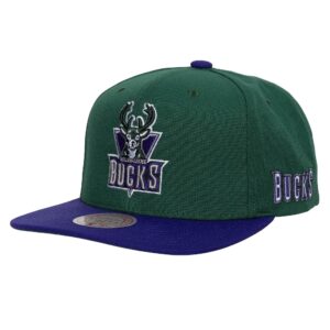 Casquette Mitchell & Ness Team Origins Snapback HWC Milwaukee Bucks Noir 755760