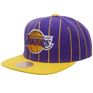 Mitchell & Ness Team Pin Snapback Los Angeles Lakers Chapeau Vert 751354