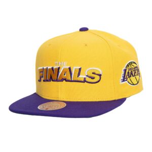 Mitchell & Ness The Finals Snapback Los Angeles Lakers Chapeau Jaune 751359