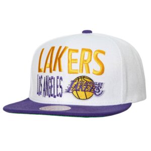 Mitchell & Ness Toss Up Snapback Los Angeles Lakers Chapeau Bleu 749956