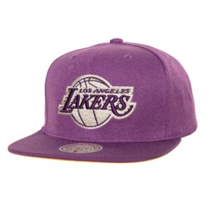 Mitchell & Ness Watch Me Shine Snapback Los Angeles Lakers Chapeau Blanc 749938