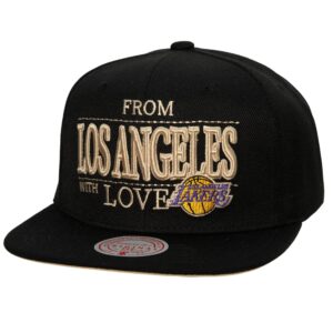 Mitchell & Ness With Love Snapback Los Angeles Lakers Chapeau Noir 749853