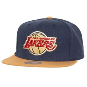 Mitchell & Ness Work It Snapback Los Angeles Lakers Chapeau Bleu 749917