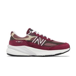 Baskets Teddy Santis x New Balance 990v6 Made in USA Burgundy Tan U990BT6