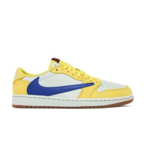 Travis Scott x Wmns Air Jordan 1 Retro Low OG SP Canary Baskets DZ4137 700
