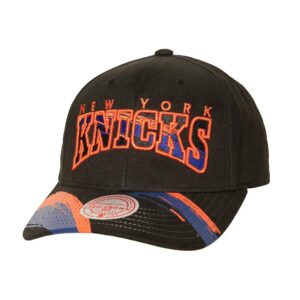 Mitchell & Ness Brossé Past Ya Pro Snapback HWC New York Knicks Casquette Noir 766856