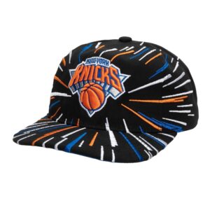 Mitchell & Ness Burst Deadstock Snapback New York Knicks Casquette de baseball Violet 765604