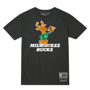 Mitchell & Ness MVP T-shirt noir Milwaukee Bucks Rouge 758459