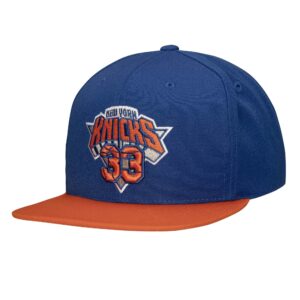 Mitchell & Ness Number Lock Snapback New York Knicks Patrick Ewing Casquette Blanc 766977