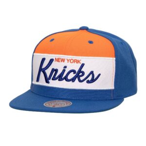 Casquette de baseball Mitchell & Ness Retro Sport Snapback HWC New York Knicks Bleu 765659