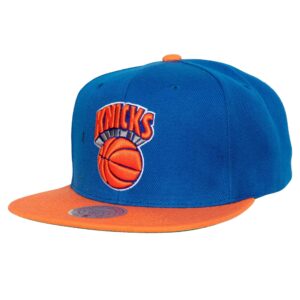 Casquette Mitchell & Ness Side Core 2.0 Snapback HWC New York Knicks Bleu 766989
