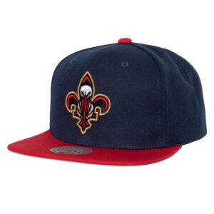 Casquette Snapback New Orleans Pelicans Mitchell & Ness Side Core 2.0 Jaune 764005